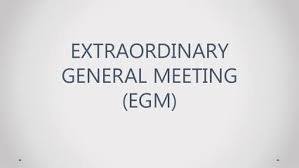 EGM can be held in any place in India