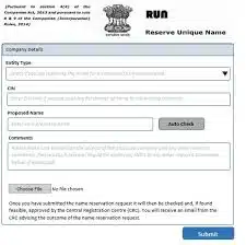 Company Name application form 