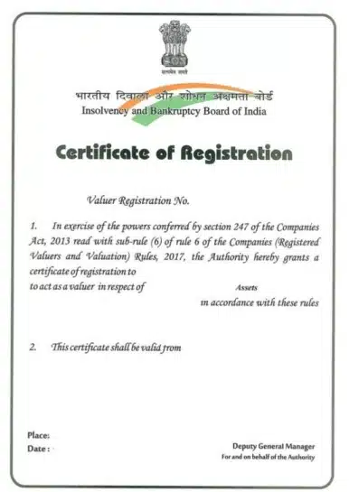 Valuation Certificate A Comprehensive Guide